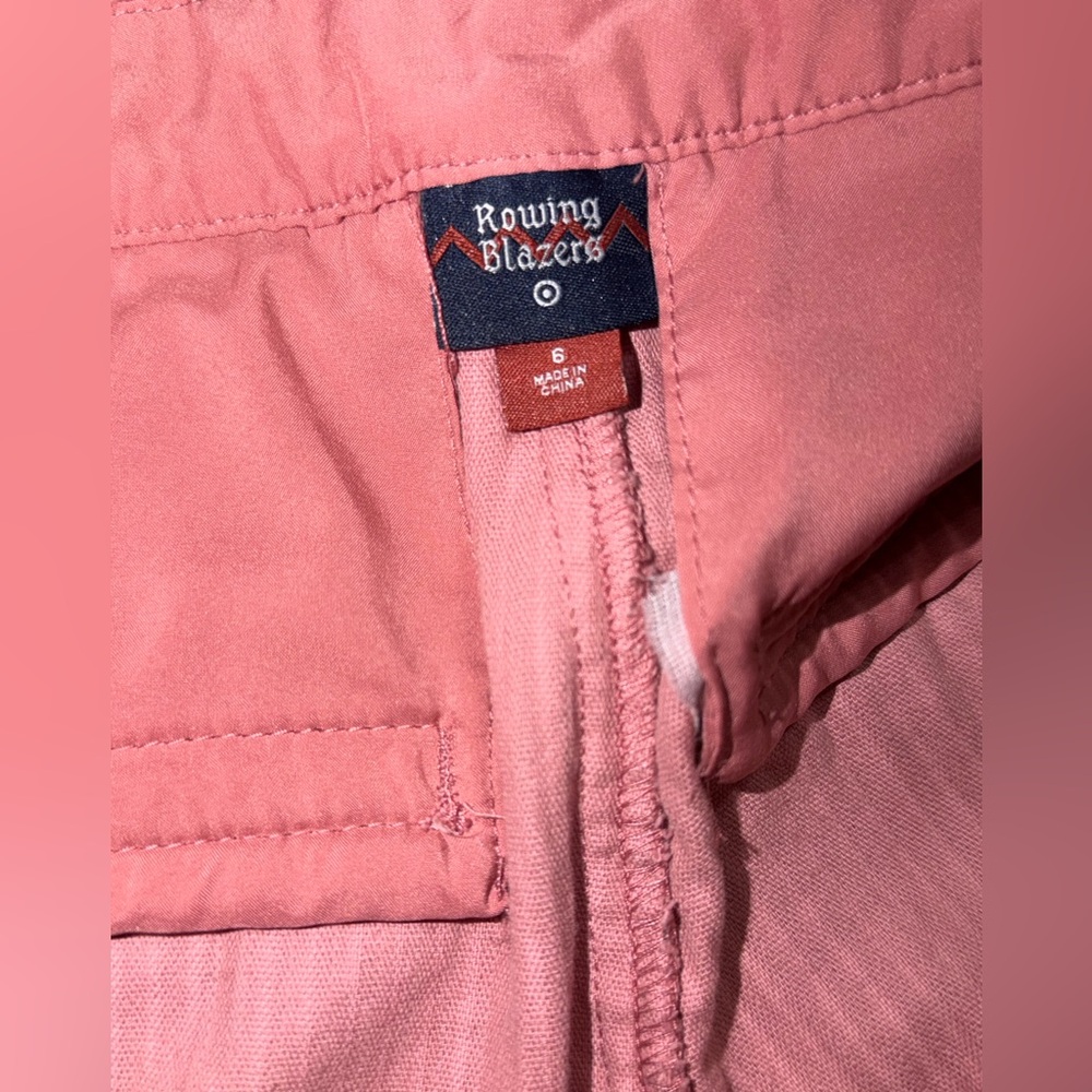 Rowing Blazers Pink Corduroy Straight-Leg Pants - Picture 4 of 6